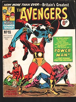 Avengers #49 1974-Marvel- British Edition-Wally Wood & Don Heck art-Avengers vs Power Man-FN+