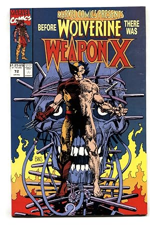 Marvel Comics Presents #72-1991-Weapon-X Wolverine-comic book