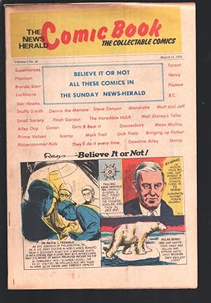 Immagine del venditore per News Herald Comic Book 3/11/1978-Phantom-Hulk-Flash Gordon-Star Hawks-BC-Tarzan-Star Wars-Conan-VG venduto da DTA Collectibles