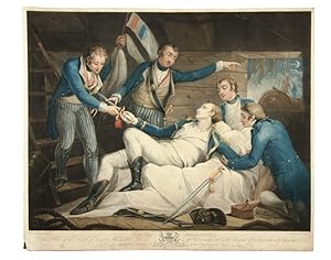 The Death of Capt. Alexander Hood, who Gloriously Fell in the Moment of Victory on the 21st April...