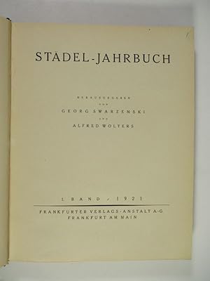 Image du vendeur pour Stdel-Jahrbuch : 1. Band / 1921. mis en vente par Antiquariat Bookfarm