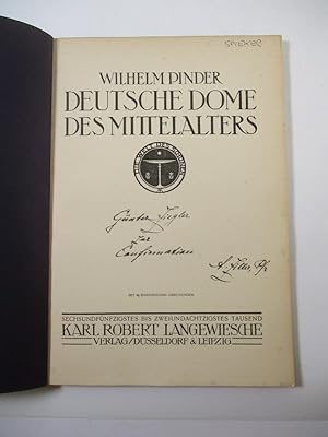 Deutsche Dome des Mittelalters. (= Die Blauen Bücher).