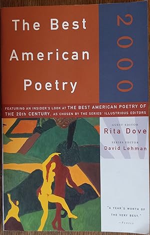 Bild des Verkufers fr The Best American Poetry 2000 zum Verkauf von The Book House, Inc.  - St. Louis