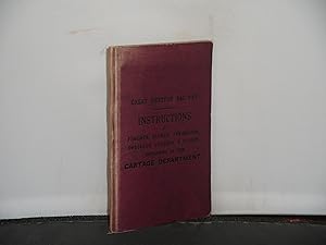 Great Western Railway : Instructions to Foremen, Carmen, Van-guards, Checkers, Loaders & others e...