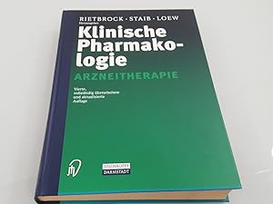 Bild des Verkufers fr Klinische Pharmakologie : Arzneitherapie ; mit 219 Tabellen / Norbert Rietbrock . (Hrsg.) zum Verkauf von SIGA eG