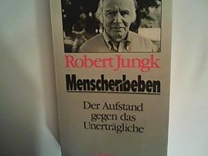 Bild des Verkufers fr Menschenbeben. Der Aufstand gegen das Unertrgliche zum Verkauf von ANTIQUARIAT FRDEBUCH Inh.Michael Simon