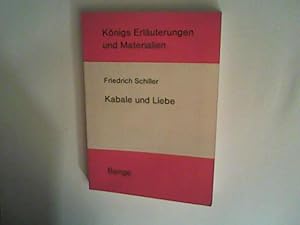 Bild des Verkufers fr Erluterungen zu Friedrich Schiller: Kabale und Liebe (Knigs Erluterungen und Materialien) zum Verkauf von ANTIQUARIAT FRDEBUCH Inh.Michael Simon