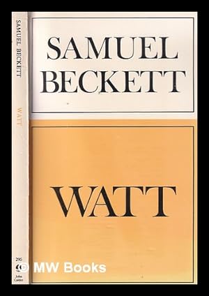 Imagen del vendedor de Watt / Samuel Beckett a la venta por MW Books Ltd.