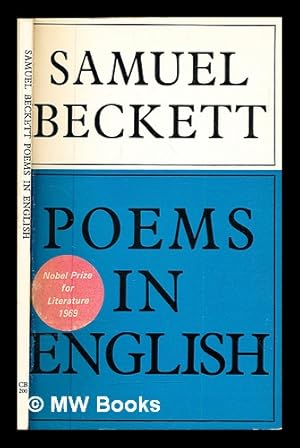 Image du vendeur pour Poems in English / Samuel Beckett mis en vente par MW Books Ltd.