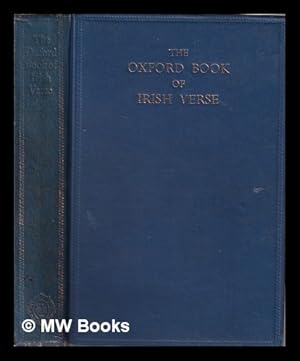 Seller image for The Oxford Book of Irish Verse: XVIIth Century- XXth Century/ chosen by Donagh MacDonagh and Lennox Robinson for sale by MW Books Ltd.