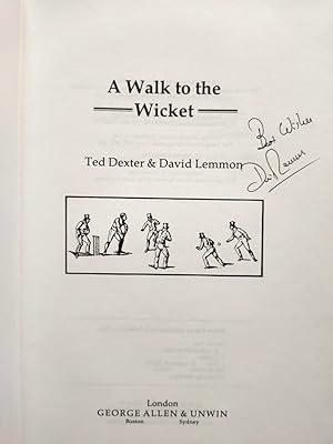 Image du vendeur pour A Walk to the Wicket mis en vente par PsychoBabel & Skoob Books