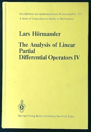 Seller image for The Analysis of Linear Partial Differential Operators IV for sale by Librodifaccia
