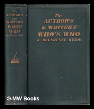 Immagine del venditore per The Author's and Writer's Who's Who & Reference Guide venduto da MW Books
