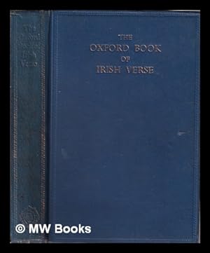 Seller image for The Oxford Book of Irish Verse: XVIIth Century- XXth Century/ chosen by Donagh MacDonagh and Lennox Robinson for sale by MW Books