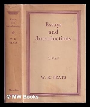 Seller image for Essays and introductions/ W.B. Yeats for sale by MW Books