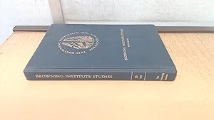 Immagine del venditore per Browning Institute Studies, 1982: Victorian Learning: 10 (Victorian Literature and Culture) venduto da BoundlessBookstore