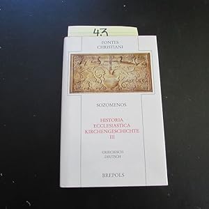 Bild des Verkufers fr Sozomenos - Historia ecclesiastica - Kirchengeschichte (Band 73/3) zum Verkauf von Bookstore-Online