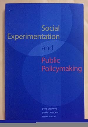 Seller image for Social Experimentation and Public Policymaking for sale by Book Nook