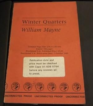 Seller image for Winter Quarters for sale by Ripping Yarns