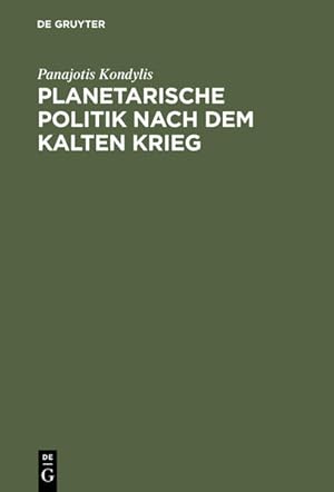 Seller image for Planetarische Politik nach dem Kalten Krieg for sale by antiquariat rotschildt, Per Jendryschik