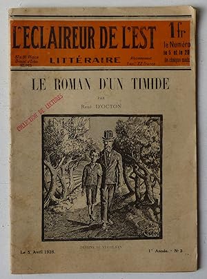 Bild des Verkufers fr Le roman d'un timide zum Verkauf von Le Rayon populaire