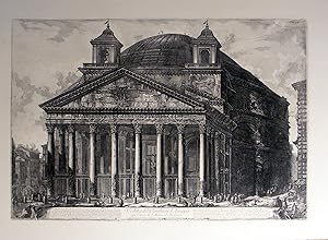 "Veduta del Pantheon d'Agrippa oggi Chiesa di S. Maria ad Martyres.".