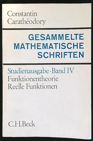 Imagen del vendedor de Gesammelte Mathematische Schriften Band IV a la venta por Librodifaccia