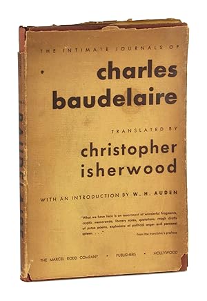 Immagine del venditore per The Intimate Journals of Charles Baudelaire venduto da Capitol Hill Books, ABAA