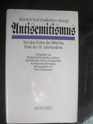 Image du vendeur pour Antisemitismus Von Den Zeiten Der Bibel Bis Ende Des 19.Jahrhunderts mis en vente par Malota
