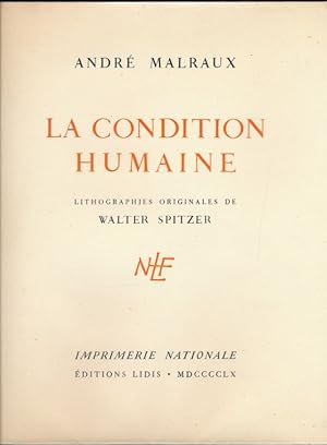 Seller image for La condition humaine for sale by LIBRAIRIE GIL-ARTGIL SARL