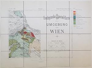 Bild des Verkufers fr Geologische Special-Karte der Umgebung von Wien. Blatt VI. Zone 13. COL. XVI. Hainburg. zum Verkauf von Antiquariat Martin Barbian & Grund GbR