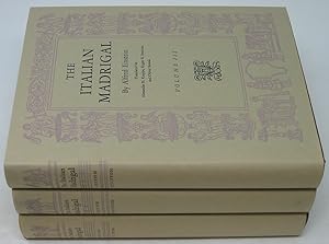 Bild des Verkufers fr The Italian Madrigal (Three Volume Set) zum Verkauf von Powell's Bookstores Chicago, ABAA