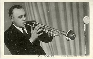 "Vic. DOBLER" Carte postale-photo originale (Photo GEORGES Bruxelles années 40)