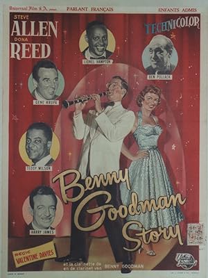 "THE BENNY GOODMAN STORY" Réalisé par Valentine DAVIES en 1956 avec Steve ALLEN, Donna REED, Lion...