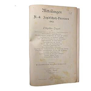 MITTEILUNGEN DES N.-Ö. JAGDSCHUTZ-VEREINES 1914.