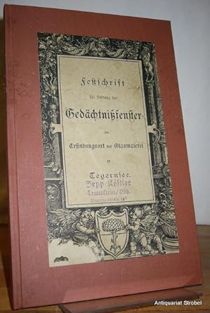 Bild des Verkufers fr Ursprung der Glasmaler-Kunst im Kloster Tegernsee. zum Verkauf von Antiquariat Christian Strobel (VDA/ILAB)