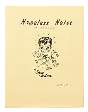 Immagine del venditore per Nameless Notes on Close-Up Magic venduto da Quicker than the Eye