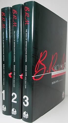 Seller image for BRM: The Saga of British Racing Motors, Volumes 1,2 & 3   signed by 36 team members for sale by Rainford & Parris Books - PBFA