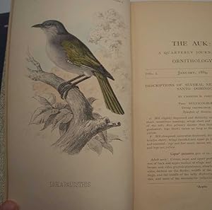 The Auk: A Quarterly Journal of Ornithology Old Series Volume IX, New Series Volume I-4, 1884