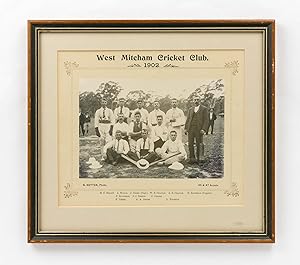 A vintage photograph of the 'West Mitcham Cricket Club. 1902'