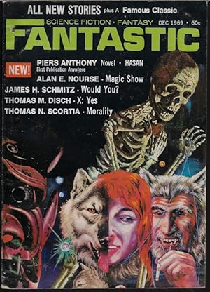 Bild des Verkufers fr FANTASTIC Stories: December, Dec. 1969 ("Hasan") zum Verkauf von Books from the Crypt