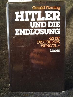 Image du vendeur pour Hitler und die Endlsung. mis en vente par ANTIQUARIAT Franke BRUDDENBOOKS