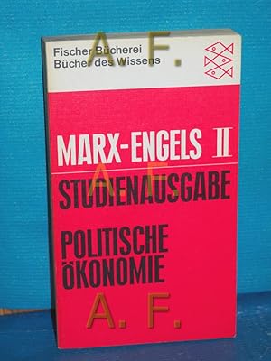 Bild des Verkufers fr II. Politische konomie (aus der Reihe: Studienausgabe in 4 Bnden - NUR Band 2) zum Verkauf von Antiquarische Fundgrube e.U.