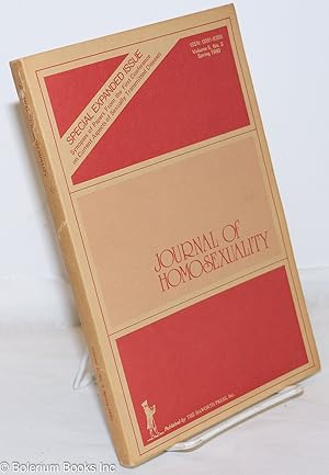 Seller image for Journal of Homosexuality: vol. 5, #3, Spring 1980: special expanded issue on STDs for sale by Bolerium Books Inc.