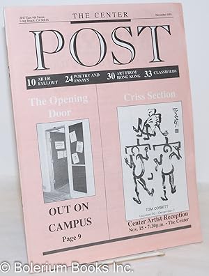 Seller image for The Center Post November 1991: The Opening Door, Out on Campus for sale by Bolerium Books Inc.