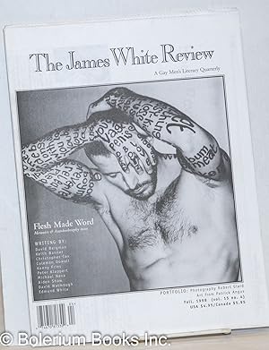 Imagen del vendedor de The James White Review: a gay men's literary quarterly; vol. 15, #4, Fall 1998, Whole #57; Flesh Made Word a la venta por Bolerium Books Inc.