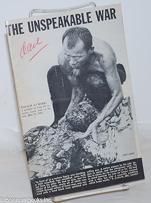 Seller image for The unspeakable war: dead end of a colonial war, 1940-1966 for sale by Bolerium Books Inc.