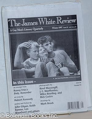Seller image for The James White Review: a gay men's literary quarterly; vol. 14, #1, Whole issue #51, Winter 1997; Photographs for sale by Bolerium Books Inc.