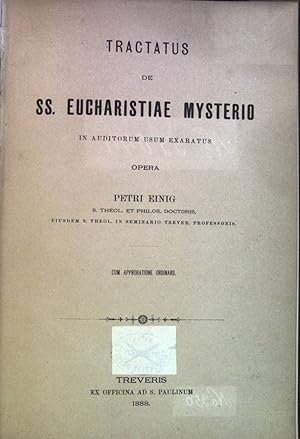 Seller image for Tractatus de SS.Eucharistiae Mysterio. for sale by books4less (Versandantiquariat Petra Gros GmbH & Co. KG)