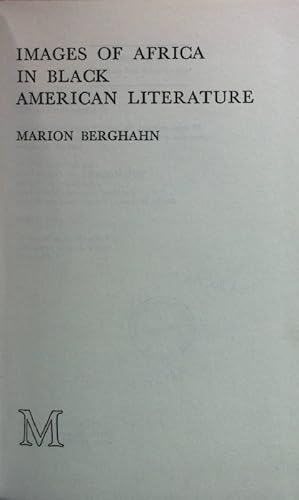 Bild des Verkufers fr Images of Africa in Black American Literature. zum Verkauf von books4less (Versandantiquariat Petra Gros GmbH & Co. KG)